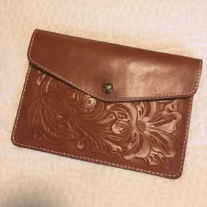 Patricia Nash Pouch - Tech Portfolio - Leather